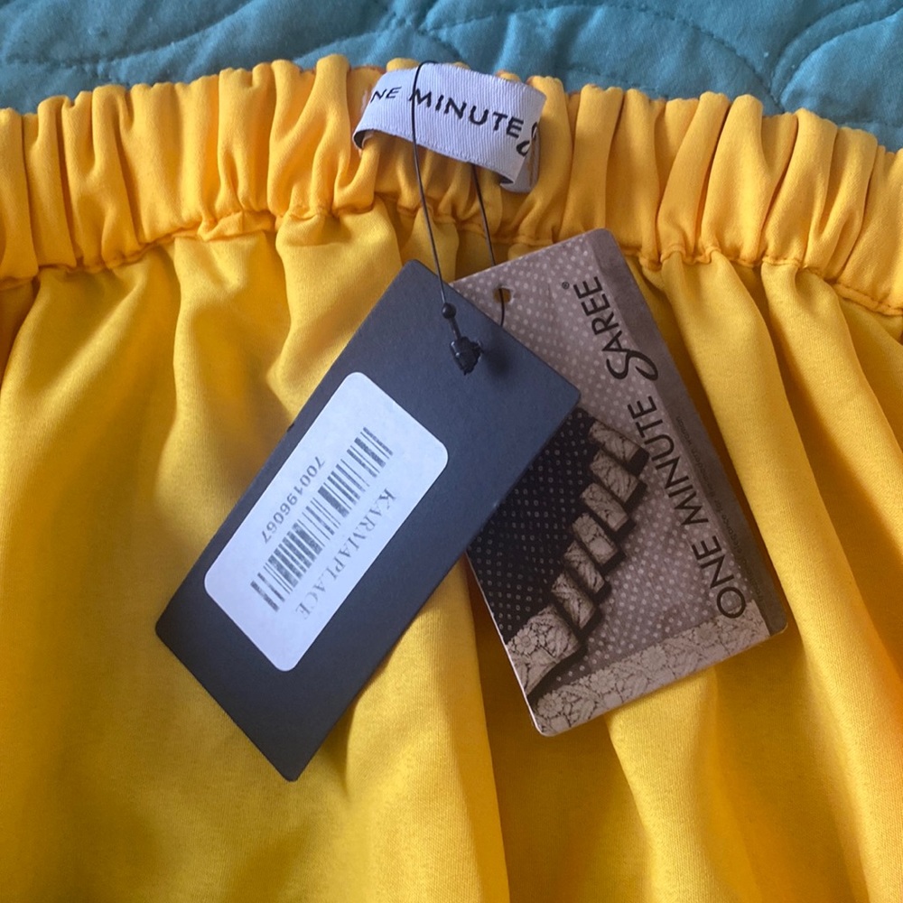 ONE MINUTE SAREE Georgette Pre-Stitched Saree